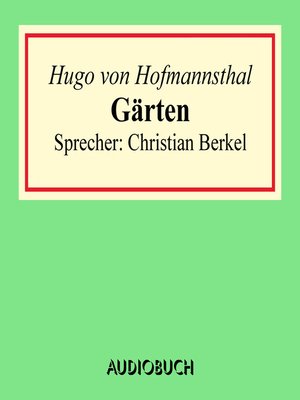 cover image of Gärten